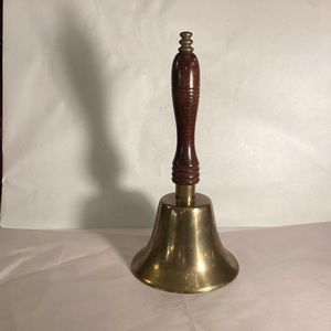Vintage brass school bell